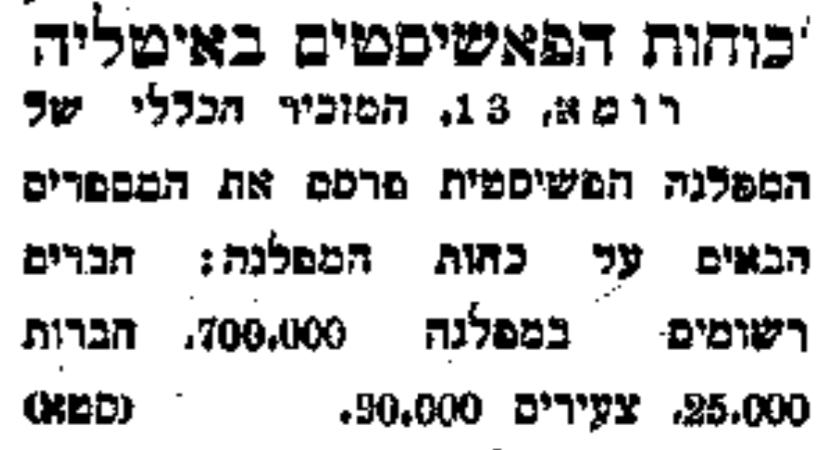 כוחות הפאשיסטים באיטליה: