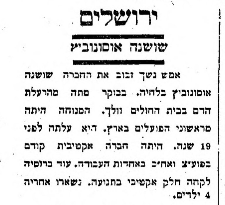 אסון לאוסונוביץ! זבוב המית אישה!