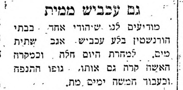 גם עכביש ממית!