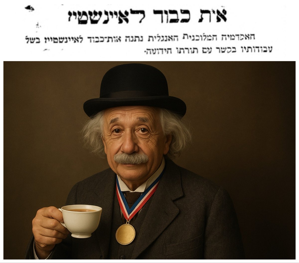 גאווה יהודית – איינשטיין מקבל אות כבוד!