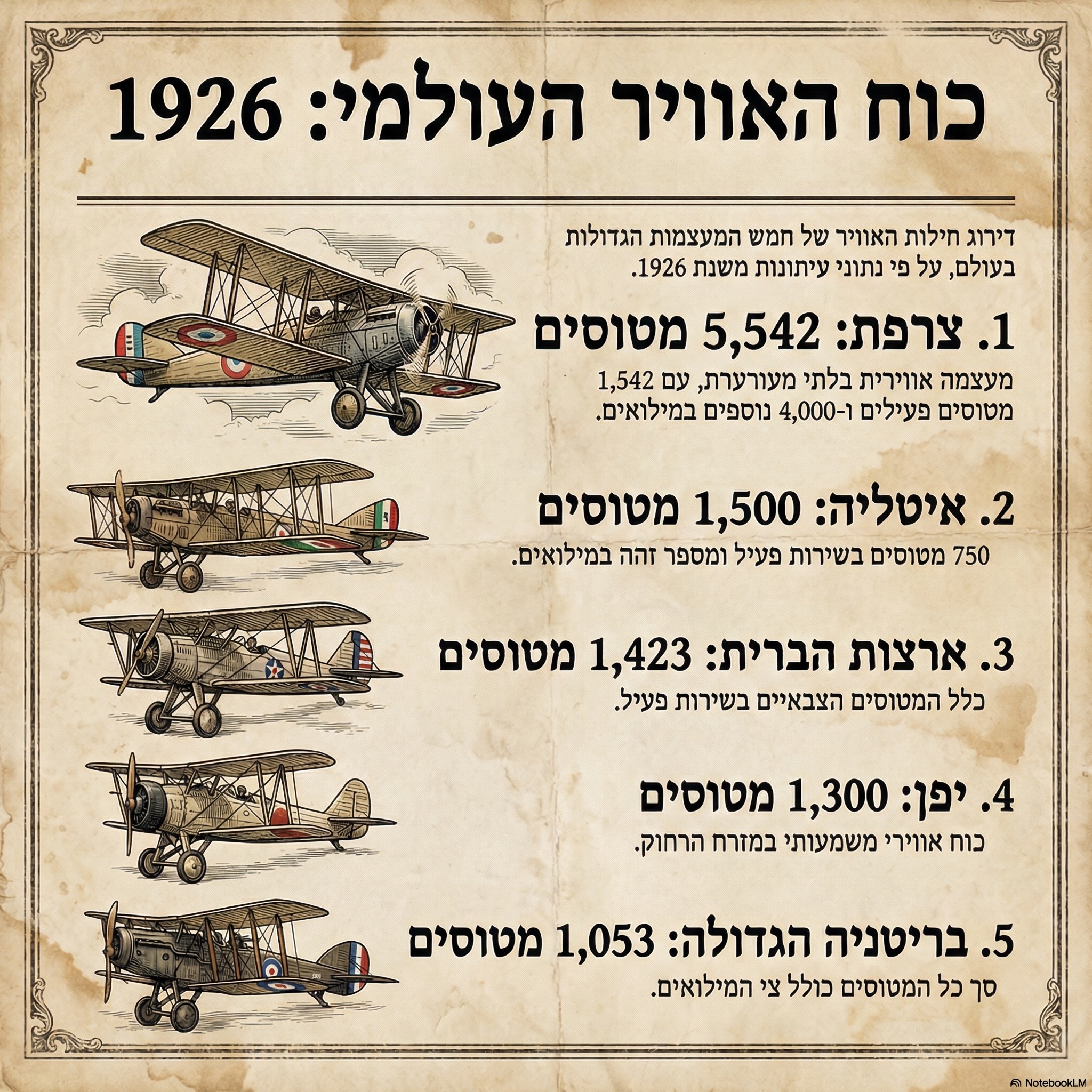 עיתוני לונדון מדווחים: אלו כוחות האוויריה הצבאית בחמש המדינות הגדולות