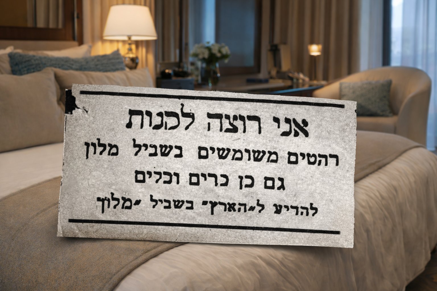 אני רוצה לקנות